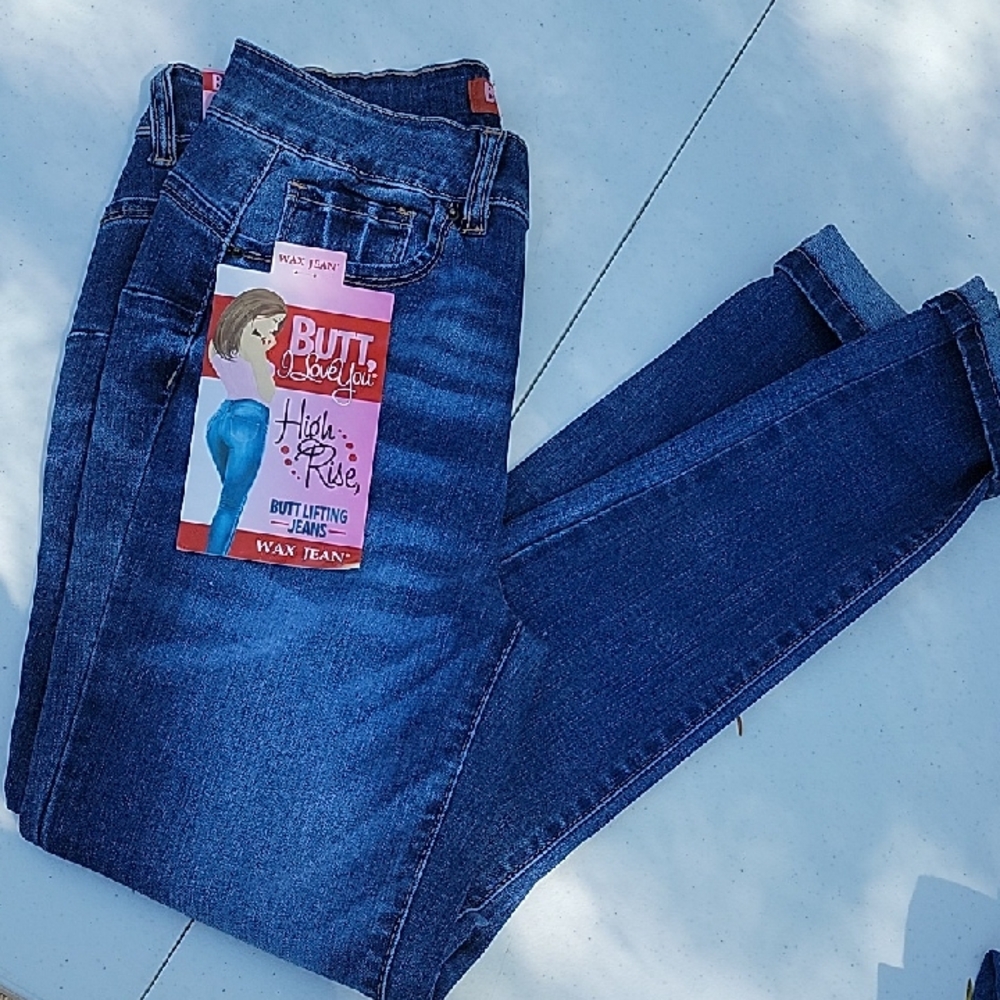 Wax Jean High Rise Women's Jeans - Dark Blue